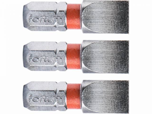 FORTUM Bit plochý 8x25mm, 3ks,S7