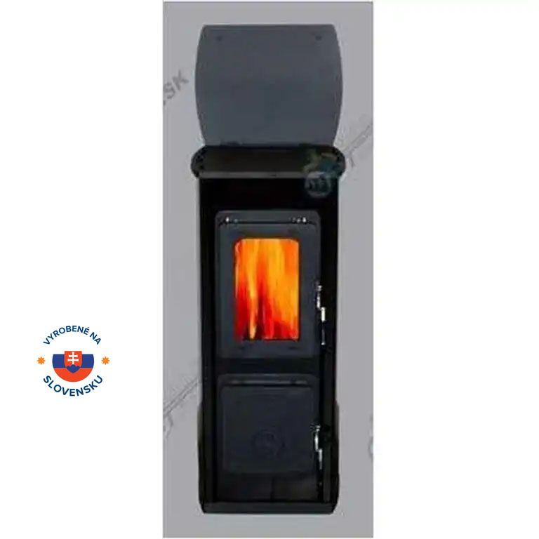 Kachle krbové MILANO II AT čierne, 5kW