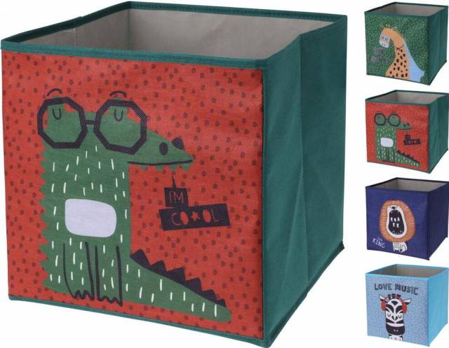 Kinekus Box úložný 30x30x30 cm detský mix