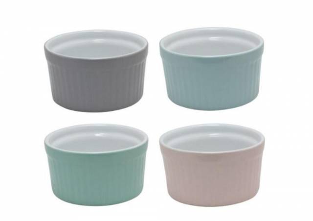 E-shop Kinekus Miska porcelánová na creme brulle, 8,5 cm, 1ks, pastelové farby