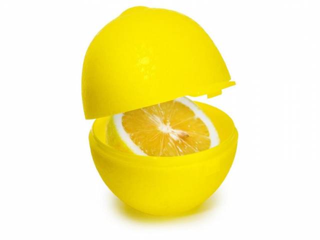 Kinekus Nádoba, dóza citrón plastová L-395
