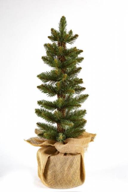 Kinekus Stromček vianočný smrek 65 cm v jute
