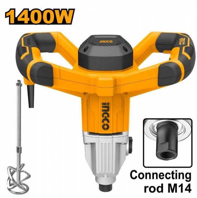Miešadlo stavebné MX214008 INGCO, 1400W, 220V, M14 INDUSTRIAL