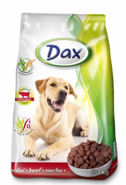 E-shop Kinekus Granule, krmivo pre psov DAX 3kg, hovädzie / 105500004