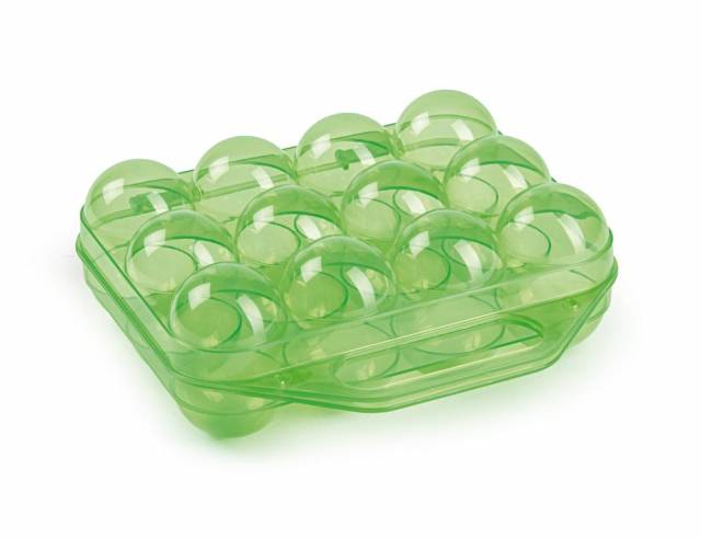 E-shop Kinekus Obal na vajcia, na 12 kusov plastový zelený GAUN