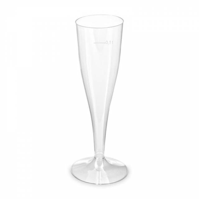 E-shop Kinekus Pohár na šampanské 0,1L plastový, 6ks balenie