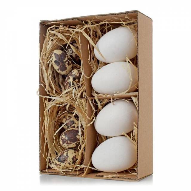 E-shop Kinekus Dekorácia veľkonočné vajíčko plast sada 12 ks