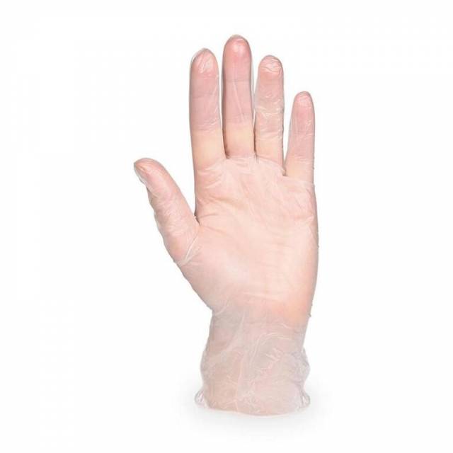Rukavice jednorazové (Vinyl) nepúdrovaná transparentné S (100ks)