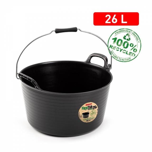 Vedro/nádoba flexiplast 26l čierna