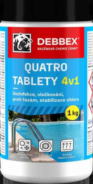 Kinekus Chémia bazénová Quatro tablety 1kg