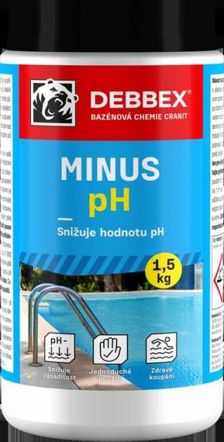 Kinekus Chémia bazénová pH MÍNUS 1,5kg