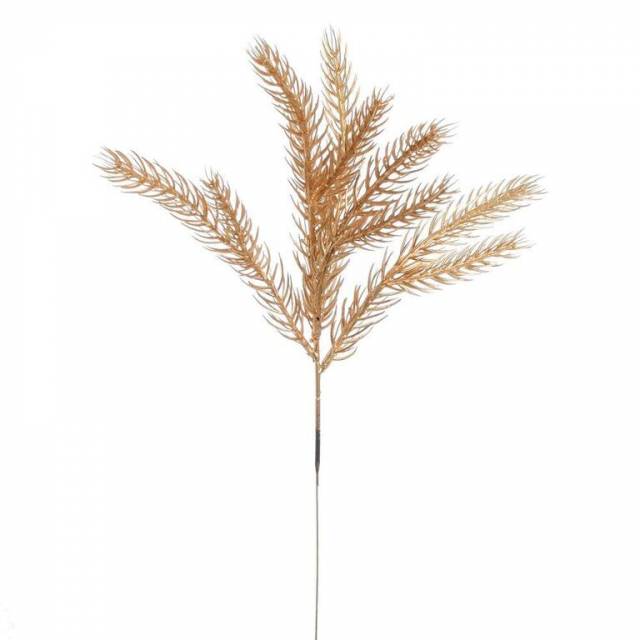 Ozdoba zapichovacia čečina 36cm zlatá