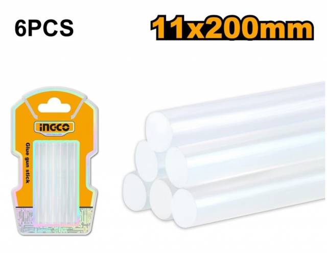 INGCO Hmoty tavné, 11x200mm, 6ks, INGCO PROKIN