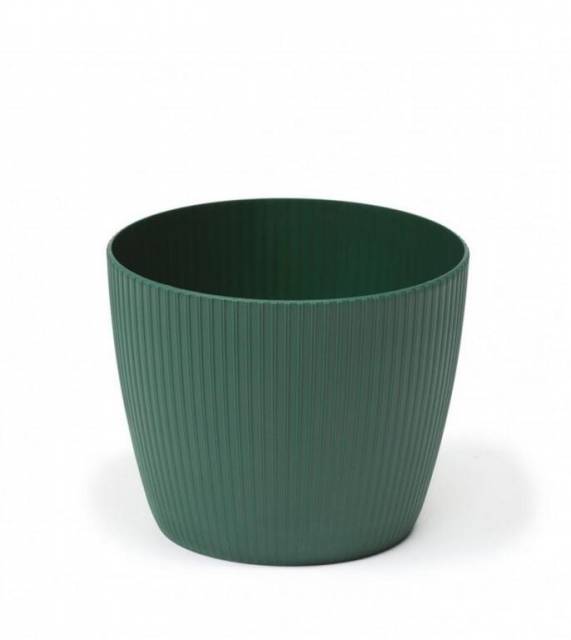 Kvetináč plastový, priemer 220 mm MAGNOLIA JUMPER zelený výška 177 mm