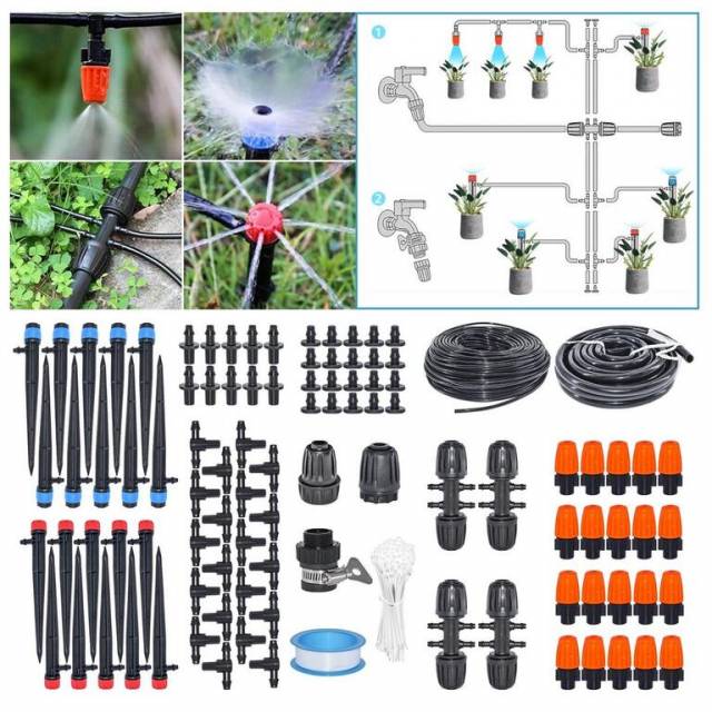 GARDENKUS Závlaha - zavlažovací systém na 1/2", sada 125ks, GARDENKUS