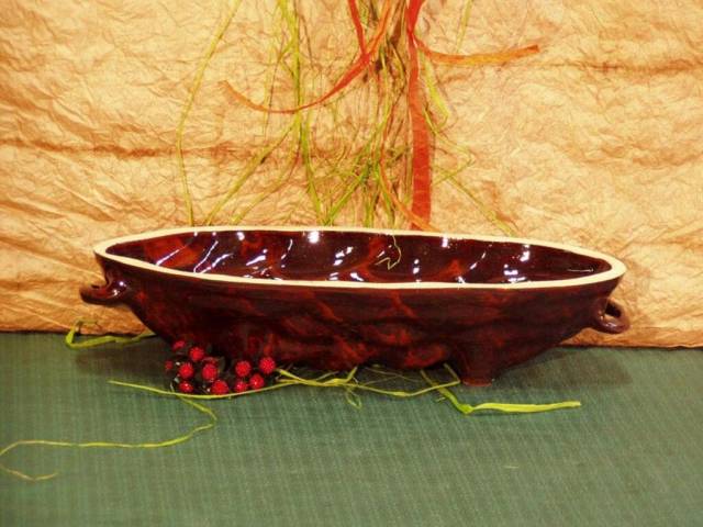 Forma na vianočku, keramická, veľká, 35x14x10cm