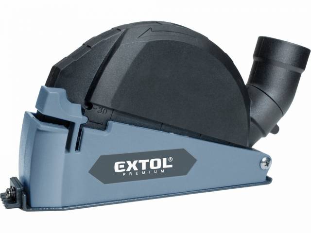 EXTOL PREMIUM Kryt s odsávaním pre uhl. brúsku 115-125mm, na rezanie