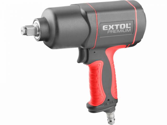 EXTOL PREMIUM Uťahovač príklepový pneum., max. uťahovací moment 800Nm