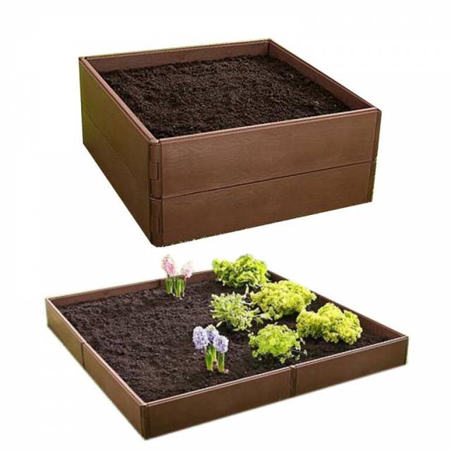 Záhon/ ohrádka RB053, 57x13cm, PP, 8-dielny, vyvýšený