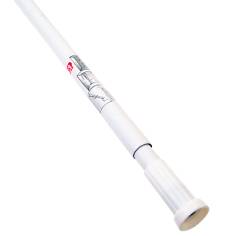 Kinekus Rozperná/rozťahovacia tyč na kúpeľňový záves, dĺžka 140-260 cm, biela