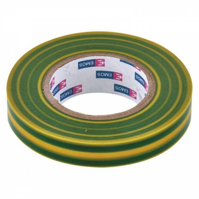 Emos Izolačná páska PVC 15mm / 10m zelenožltá 2001151050