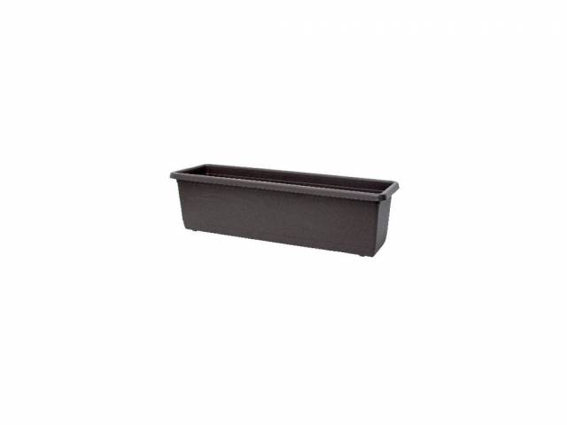Truhlík plastový, dĺžka strany 60cm, hnedý