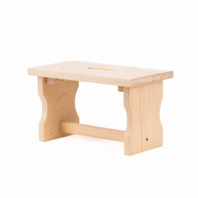 E-shop Kinekus Drevený stolček 35 x 18 cm, výška 20 cm