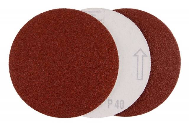 Papier brúsny, suchý zips, 125mm/40, sada 3ks