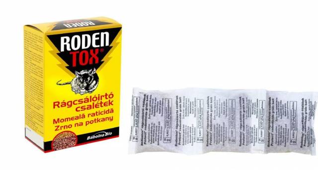 Babolna Bio RODENTOX zrno na potkany 150g/ 3x50g sácok/ks