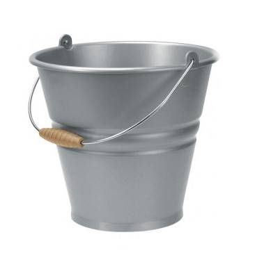 Vedro plastové, 7L, strieborné "Nostalgia" TONTARELLI