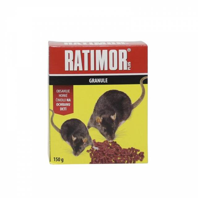 E-shop Ratimor Plus granule na hubenie hlodavcov 150 g