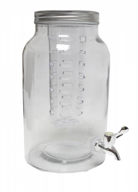Nádoba na vodu s kohútikom 5,5L s vložkou, sklo