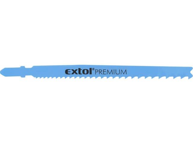 E-shop EXTOL PREMIUM plátky do přímočaré pily 5ks 132x1mm Bi-metal
