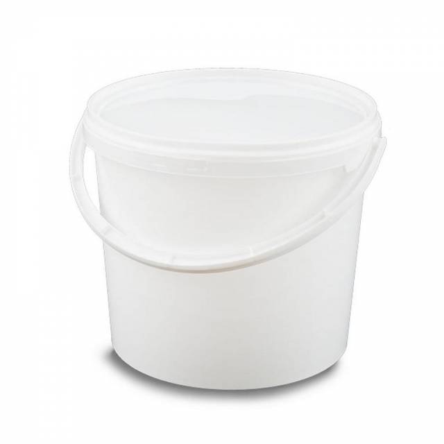 E-shop Kinekus Vedro okrúhle biele 5,7 L s vekom
