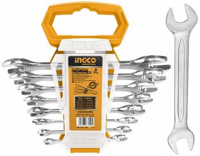E-shop INGCO Kľuč vidlicový sada 8ks 6-22mm INGCO