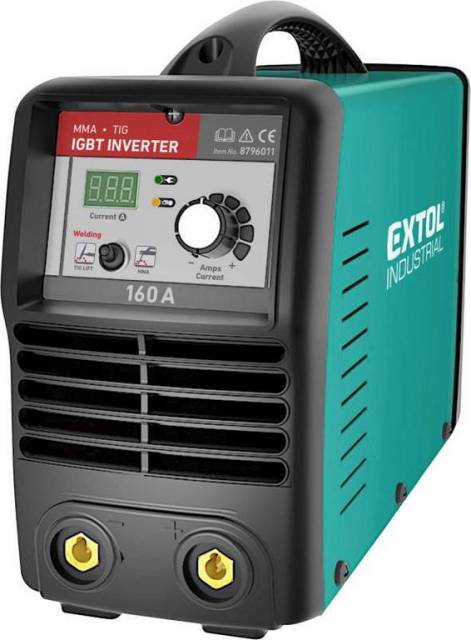 E-shop EXTOL INDUSTRIAL Invertor zvárací 10-160 A, príkon 5,2 kW, 74 V, MMA a TIG