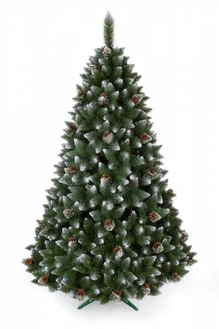 Kinekus Vianočný stromček 1,8 m, diamantová borovica zasnežená