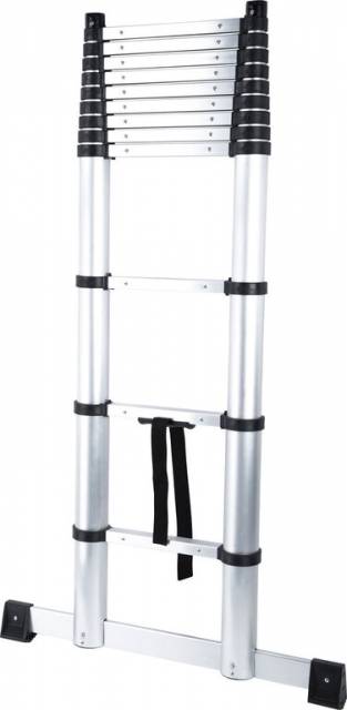 EXTOL PREMIUM Rebrík teleskopický hliníkový 3,2m, max. 150kg, 10 stupienkov