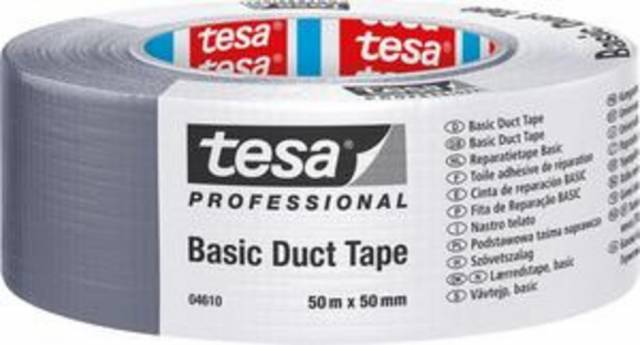 E-shop TESA Páska lepiaca textilná 4610, 50mmx50m, nosič textil, sivá