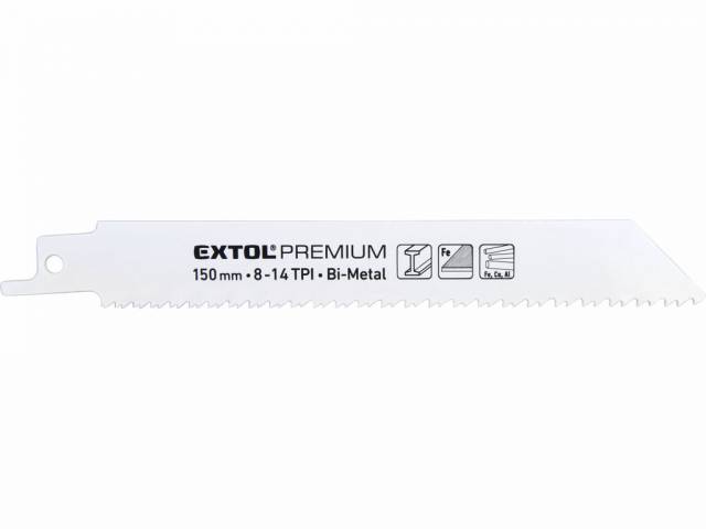 EXTOL PREMIUM Plátky pílové do chostovej píly 3ks,BiM,150x19x0,9mm