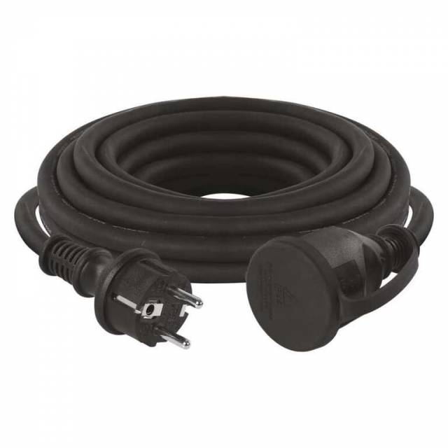 EMOS Predlžovací kábel gumový – spojka, 5m, 3× 1,5mm2 P01705