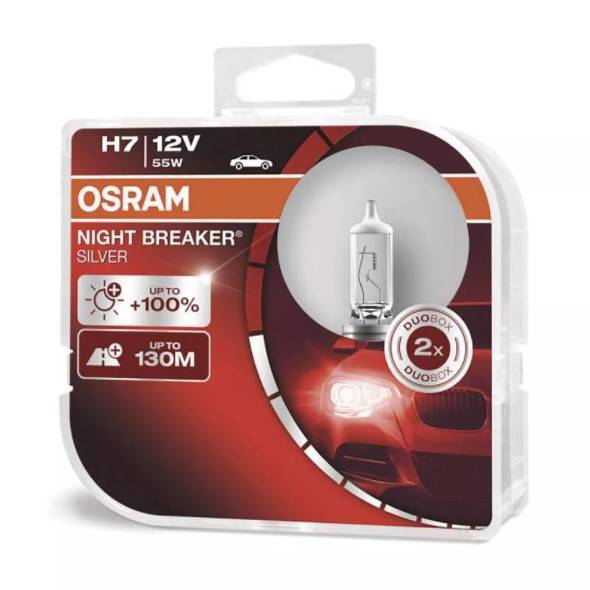 Osram Autožiarovka OSRAM H7 55W 12V Night Breaker Silver PX26d