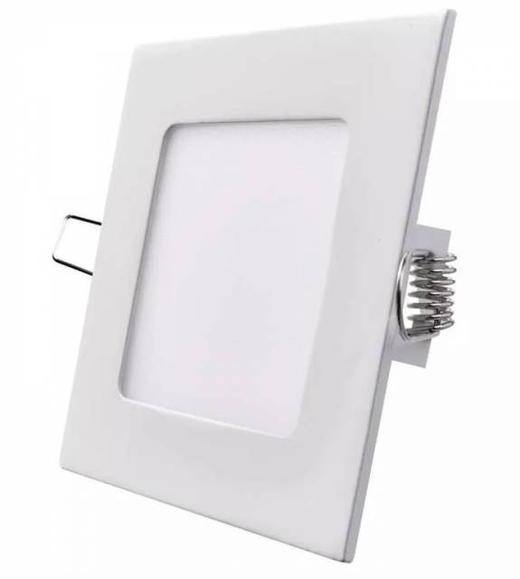 E-shop EMOS LED panel štvorcový vstavaný, 6W, biely, 12x12cm, teplá biela ZD2121