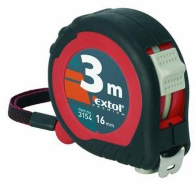 EXTOL PREMIUM Meter zvinovací ASSIST 2mx16mm guma FLAS