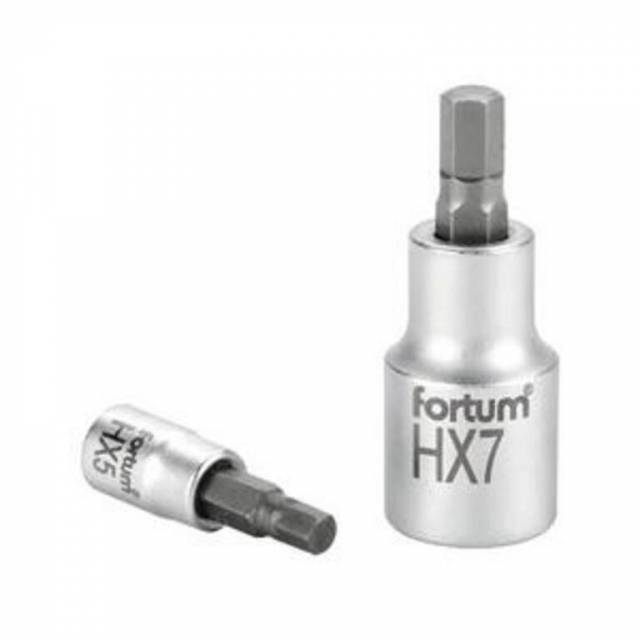 FORTUM Hlavica zástrčná 1/4" imbus HX6