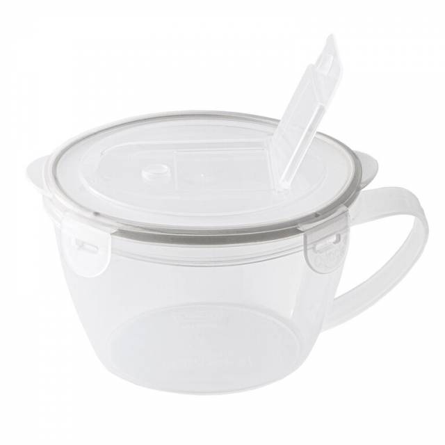 Dóza plastová Q-lock 900ml okrúhla s uškom
