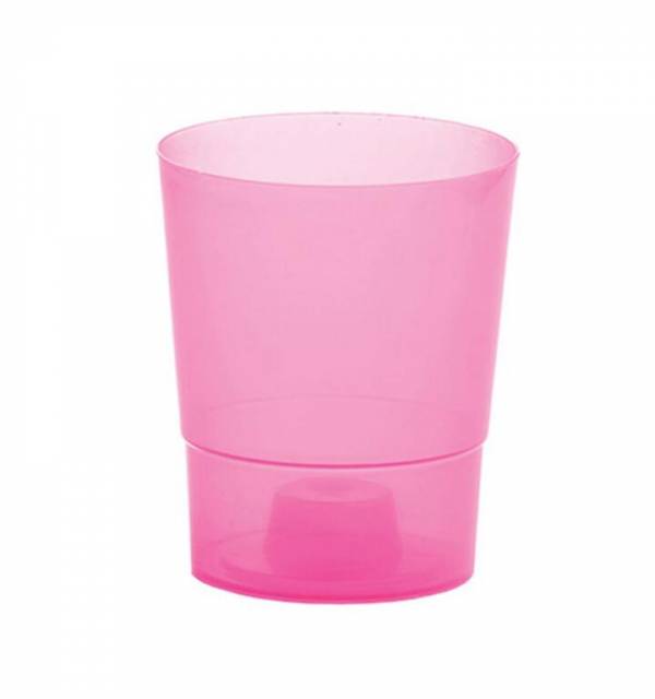 E-shop Kinekus Kvetináč plastový, transparentný, priemer 12,5 cm, COUBI ORCHID, ružový