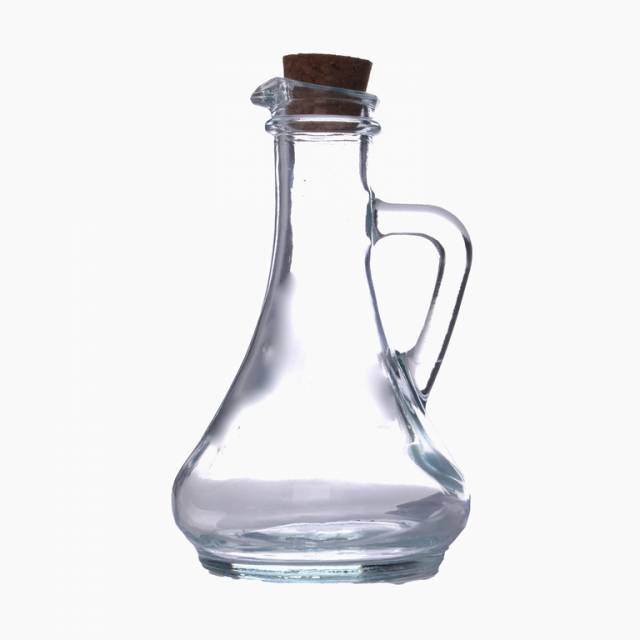 E-shop Fľaša sklo+zátka korok ocot/olej 0,3 l