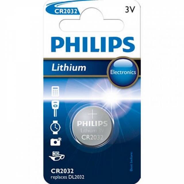 PHILLIPS "Batéria Philips CR 2032 lithium, ""BLIS"