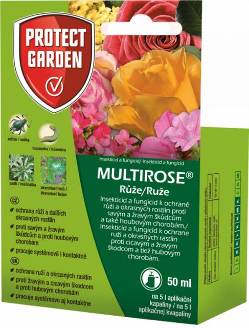Kinekus Prípravok Multirose 50ml/10K na ruže a okrasné rastliny SBM